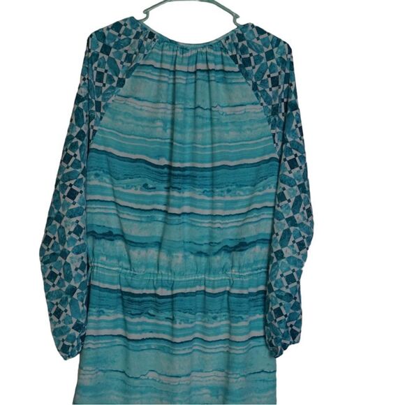 Michael Kors Turquoise Tunic Style Dress, Size 12 - Picture 6 of 6